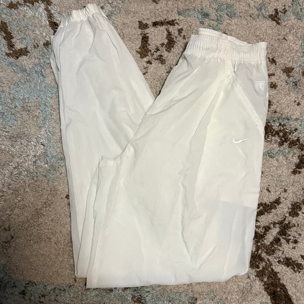 Vintage 90s Nike Track Pants Size Large White on White